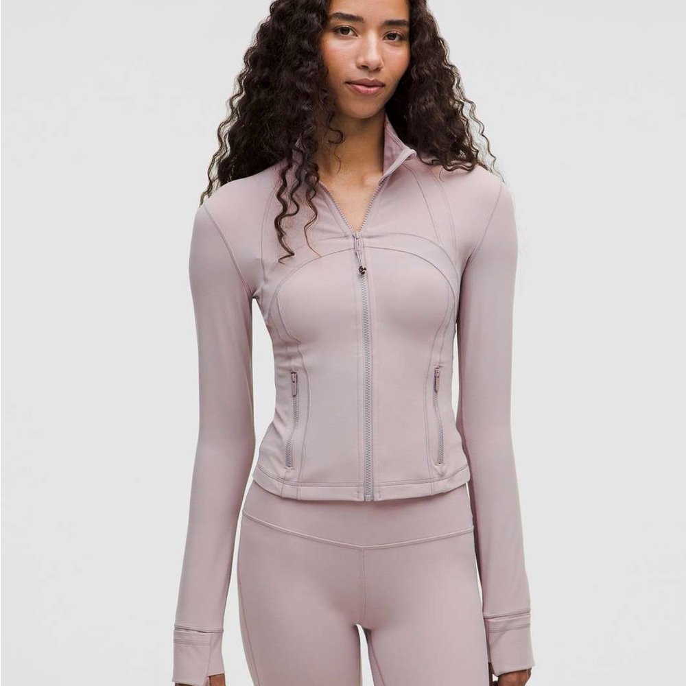 NWT Define Cropped Jacket Nulu Mauve Grey